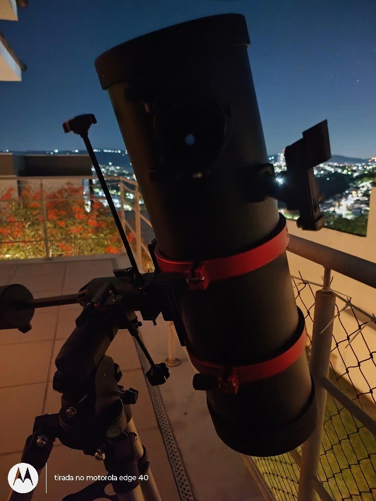 Relato: Minha primeira observação com telescópio 160mm